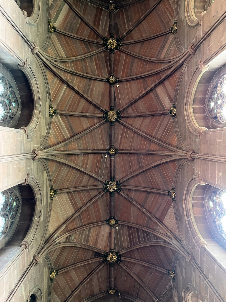 Ceiling in Chapel of St Mary the Virgin, Clumber Park, Worksop